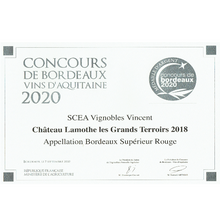 Load image into Gallery viewer, Château Lamothe Les Grandes Terroirs Bordeaux Supérieur 2018
