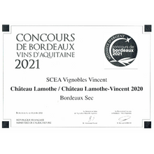 Load image into Gallery viewer, Château Lamothe AOC Bordeaux Blanc 2020
